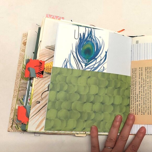 Animals on the Farm Little Golden Book Handmade Blank Junk Journal - Picture 9 of 9